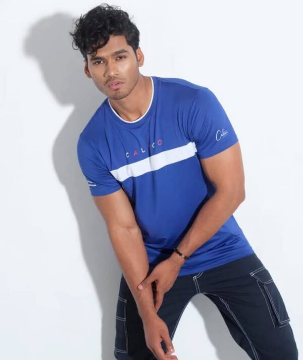 Royal Blue Cut and Sew T-shirt